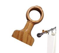 Soportes Para Cortinas De Madera Apoyo Natural Robusto y Decorativo