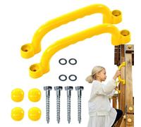 Soportes Para Escalada En Roca: Barras De Mono De 25 X 7,5 Cm, Marco De Escalada Para Niños Pequeños En Interiores, Agarre Para Casita De Juego, 2 Piezas | Manillar Inoxidable, Suministros Reutilizabl