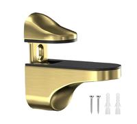 Soportes para estantes de vidrio - 5,6x3,4 cm, soporte demadera para soportede vidrio, diseño que ahorra tiempo | Clip tipo de sin esfuerzo, soporte deabrazadera paracocinas, baños, vitri