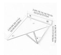 Soportes Para Estantes Metálicos,Soportes De Estanterias Flotantes,Soporte De Estante en Pared en Ángulo Recto,Escuadras Baldas Para Tableros De Andamio/muebles Decorativos,black-23x19cm/9.1 * 7.5in