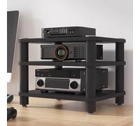 Soportes para Estantes Pequeño y Sencillo Adopción de Una Base Amortiguadora Muebles Tocadiscos,Adecuado para Sala de Estar, Dormitorio y Oficina(Black,50 * 40 * 35cm)