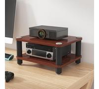 Soportes para Estantes Pequeño y Sencillo Adopción de Una Base Amortiguadora Muebles Tocadiscos,Adecuado para Sala de Estar, Dormitorio y Oficina(Brown,50 * 40 * 23cm)