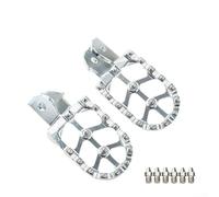 Soportes para estriberas de motocicleta, para SurRon para bicicletas eléctricas Light Bee X/S, soporte reposapiés de aleación de aluminio para motocicletas eléctricas (plateado)