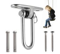 Soportes para - Ganchos de Acero Inoxidable, Accesorios Resistentes | Herrajes Giratorios 360°, Jardín, Patio, Terraza, Parque Infantil, Interior y Exterior