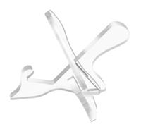 Soportes para libros de cocina - Estante portátil acrílico transparente en forma de X, soporte de exhibición de recetas, para familiares, , hogar, cocina, trabajo, biblioteca, escuela, museo