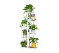 Soportes Para Macetas De Interior, Esquinero Para Plantas Y Estanterías Escalonadas Para Flores; Ideales Para La Sala De Estar, La Entrada, Esquinas, Balcones, Patios(Blanco,90cm)