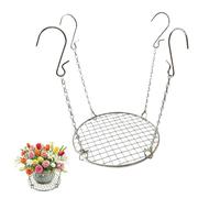 Soportes para Macetas para Plantas de Interior | Forro para Cestas Colgantes - Soportes Ajustables de Altura para Maceteros | Para verduras, tomates, flores, árboles, barandillas, terrazas, patios, po