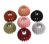 Soportes para moños para cabello de mujer,Soporte para moños | Horquilla 7xPlate,Pinzas para el cabello, coleteros para coletas, accesorios para el cabello grueso y fino