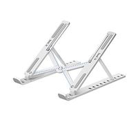Soportes para ordenadores Base portátil Lifter 10 pasos de altura ajustable de escritorio Elevación del soporte inferior ahuecado for Laptop Stand disipación de calor plegable for Oficina de Recepción