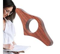 Soportes para páginas de libros de lectura, soporte para páginas para pulgar, porta libro de madera | Portalibros compacto, marcapáginas de pulgar para amantes de la lectura, estudiantes, profesores