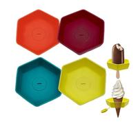 Soportes Para Paletas Para Niños,Soporte Para Paletas De Hielo,Soportes Para Paletas Drop Ice Pop | Soporte Para Paletas Heladas Reutilizable, Apto Para Lavavajillas, Soporte Para Paletas Heladas De S