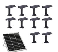 Soportes para Paneles Solares,10 Unidades 30 mm - Estructura de Soporte para Paneles Solares - Para Tejado, Autocaravana, Balcón, Piscina, Suelo, Garaje, Invernadero, Granja, Residencial, Comercial