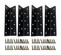 Soportes Para Parterres Elevados | Soporte a 90° para de Jardinería con Tornillo,Conectores Metálicos Camas Elevadas | Para Jardin Muebles Exteriores Cercado Patio