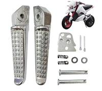 Soportes para pedales del pasajero - Pedal trasero de bicicleta | Reposapiés de clavija trasera para bicicleta eléctrica | Pedales de estribo antideslizantes para vehículos | Accesorios estilo motoci