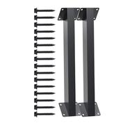 Soportes para Pérgola | Escuadra 45 Grados Para Pérgola 2 Piezas - Kit De Montaje Para Cobertizo De Jardín - Para Pared Esquina Armario Cabecera Mostrador Garaje Exterior Cocina Estante