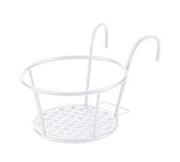 Soportes para plantas Paquete de 3 soportes for flores, soporte for plantas de arte del hierro, estante Pastoral for flores, macetero colgante resistente for balcón, soporte for plantas con gancho Pue