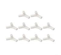Soportes para postes de tienda de campaña de 16 mm, conectores de plástico de 3 vías para tiendas de campaña, toldos, soportes de plantas de jardín, armarios, camas de mascotas, accesorios de juntas