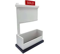 Soportes para Tarjetas de Visita,Acrílico Expositor para Tarjetas de Visita,Expositor de Tarjeta de visita para Inmobiliarias,Suministros Agente Inmobiliario,Organizador de Tarjetas para Oficina