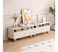 Soportes para TV, centro de entretenimiento moderno para televisores de hasta 60 pulgadas, consola de TV con estantes ajustables, para sala de estar, dormitorio, comedor (62,9 pulgadas C, talla única