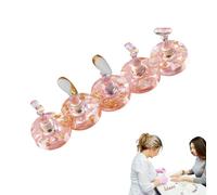 Soportes para uñas - 10,6x2,2 cm, reutilizables, soporte de resina | Exhibidor de uñas, almacenamiento de Uñaş artificiales para pintura, práctica artística, salón, hogar, mujeres, principiantes y ent
