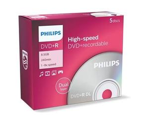 Soportes Registrables Philips DR8S8J05C 00 Jewel Case