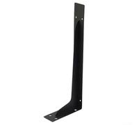 Soportes triangulares grandes de hierro para un montaje seguro en estantes, elección perfecta para proyectos interiores y exteriores (6 pulgadas)
