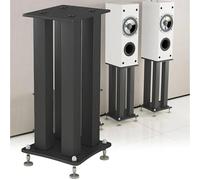 Soportes universales de Suelo for Altavoces de estantería | Sonido Mejorado | Diseño Atemporal | Par(30cm)