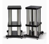 Soportes universales para altavoces de grano de madera, soportes de suelo resistentes para una mejor experiencia de audio en cine en casa y estudios
