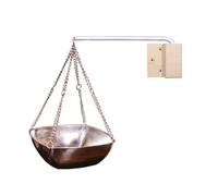 Soportista de aceite de aromaterapia de sauna: cuenco de acero inoxidable colgante, difusor de aceite | Copa de fragancia resistente al calor para la terapia de spa Bienestar de la sala de va