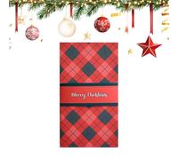 Soportista de tarjetas: organizador de recursos para Navidad, saque el diseño con estilo festivo, folleto decorativo para adultos, vacaciones, cumpleaños, escuela, celebración, recopilación de 7.13x4.