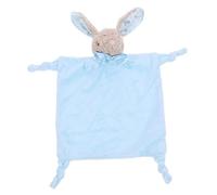 SOPOTUTU 1 pieza de Consuelo para Bebés Toalla Suave de Material de para con Diseño de Conejo Azul Juguete y Seguro para Sensibles