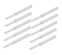 SOPOTUTU 10 piezas Pestillos Magnéticos Push para Puertas de Armario Amortiguadores Silenciosos para Cocina y Vestidor Diseño Invisible y Seguro Color Gris