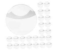 SOPOTUTU 100 Piezas Fundas Protectoras para Insignias Redondas de Cubiertas Transparentes de Antirrayaduras Protectoras para Pines y Broches de Anime Resistentes para Exhibición y