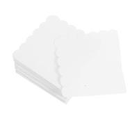 SOPOTUTU 100 Piezas Servilletas Desechables de Papel con Doble y Ondulado Absorbentes y Elegantes para Bodas Cumpleaños y Fiestas Toallas de Mano para Invitados Color Blanco