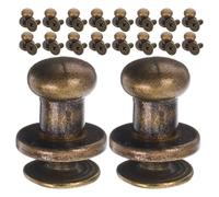 SOPOTUTU 100 Piezas Tiradores Vintage de Bronce para Armarios Mini Pomos de Cajón Pequeños Unidades Diseño Antiguo para Muebles Cómodas Armarios y Decoración del Hogar