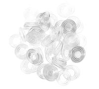 SOPOTUTU 100 Piezas Unidades Pads Antideslizantes Transparentes para Mesa de Separadores con Diseño Roscado Resistentes y Duraderos Evitar Superficies de Vidrio