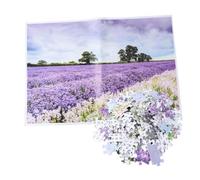 SOPOTUTU 1000 Piezas Lavanda de Inteligencia para y Descompresión Creativa para Desarrollo Lógico y Entretenimiento Familiar