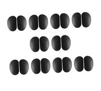 SOPOTUTU 10pares Almohadillas Nasales Para Gafas Cómodas y Antideslizantes De Silicona Negras Para Usar Gafas De Sol Vista