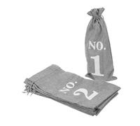 SOPOTUTU 10piezas Bolsas de Vino para Cata Ciegas de Sintético Cordón para Fiestas y Degustaciones para Envolver Botellas de Vino de Viaje