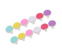 SOPOTUTU 12 piezas Almohadillas para Uñas Eléctricas para Bebés Cabezales de Repuesto Coloridos Compatibles con Cortaúñas Infantiles Herramienta Segura para Suavizar Uñas sin Dañar la Piel