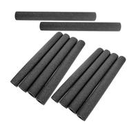 SOPOTUTU 12 piezas Cubiertas para Tuberías Aislantes de Espuma Negra Tubos de Espuma de Polietileno Resistentes para Protección y Preservación Térmica Envoltura Exterior para Aislamiento