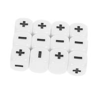 SOPOTUTU 12 Piezas Dados Aritméticos De Enseñanza Dados Signos De Cálculo Juguete Educativo para Matemáticas La Escuela para rol y Aprendizaje De Matemáticas