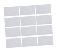 SOPOTUTU 12 Piezas Porta Transparente Autoadhesivo Plástico Unidades Protector para Tarjetas y Carnés Organizador Resistente para Oficina y Escuela Diseño Transparente