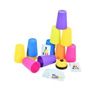 SOPOTUTU 1juego Taza Apilable De Plástico para Niño Niña Juguete Educativo De Aprendizaje Temprano para Apilar y Clasificar para Desarrollar Habilidades Motoras y Comunicación Niño