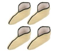 SOPOTUTU 2 Pares Forros de Lana Térmicos para Botas de Nieve Talla 42, Calcetines Cortos Aislantes para Clima Frío, Plantillas Acolchadas para Senderismo, Pesca y Minería, 2 Pares