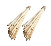 SOPOTUTU 2 Piezas Bamboo Wood Massage Stick Handheld Tapping Tool For Neck Shoulder Back Legs Relieves Muscle Fatigue And Spinal Discomfort Home Therapy For Lumbar And Full Body Relaxation