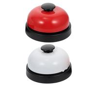 SOPOTUTU 2 piezas Campana de Mesa Multifuncional Timbre Servicio Restaurante Hotel Bar Atención Rápida Fácil