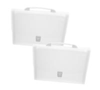 SOPOTUTU 2 Piezas Carpeta Acordeón Expandible con para Organizador de Archivos Resistente Portafolios Multiuso para Oficina y Escuela