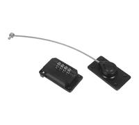 SOPOTUTU 2 Piezas Cerradura de Seguridad Autoadhesiva Ajustable para Frigorífico y Ventanas Cerradura de Alambre para Armarios y Congeladores Protección Infantil para Bebés