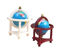 SOPOTUTU 2 Piezas De Globo Terráqueo En Miniatura para Sala De Estudio Decoración De Casa De Muñecas Globo Terráqueo Pequeño para Estudio Accesorio para Casa De Muñecas